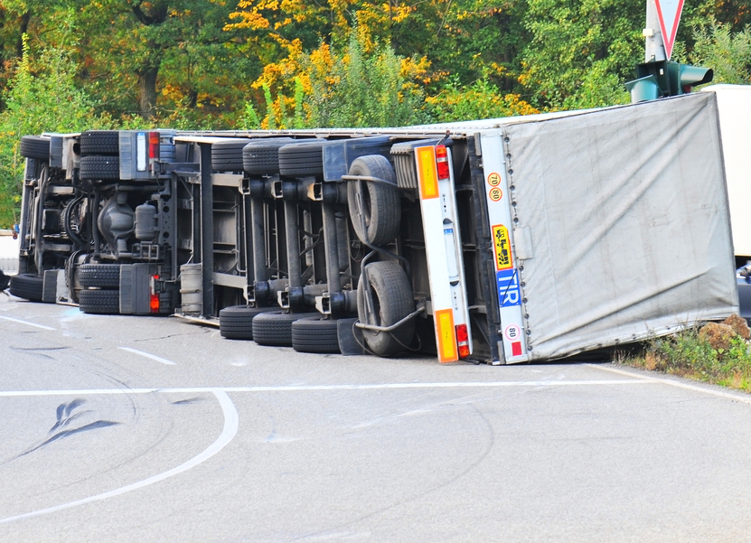 Truck accident caused by driver negligence